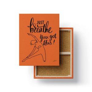 Just Breathe, You Got This: Yoga Wall Art for Positivity & Strength - The GoodMood Shop
