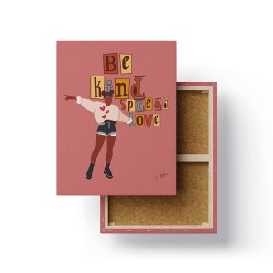 Be Kind, Spread Love: Inspiring Canvas Wall Art - The GoodMood Shop