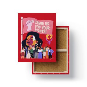 Stand Up for Your Right: Women Empowerment Canvas Art – The GoodMood Shop