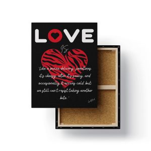 Love Is: A Humorous Take on the Definition of Love Canvas Art – The GoodMood Shop